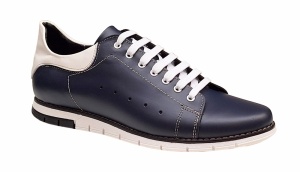 Pantofi barbati sport bleumarin inchis din piele naturala GKR111BLU
