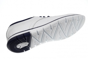 Pantofi barbati sport din piele naturala Alb GKR107A - Img 5