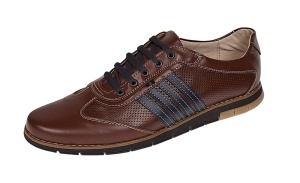 Pantofi barbati sport din piele naturala Maro - GKR92M - Img 9