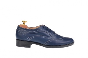 Pantofi dama bleumarin casual din piele naturala - P29BLBOX - Img 4