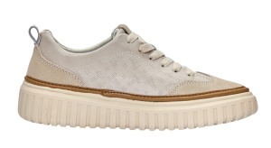 Pantofi dama casual din piele naturala Bej - Medina LGSK3013B - Img 3