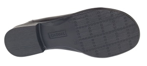 Pantofi dama casual din piele naturala box Negru Lac P53LACN - Img 4