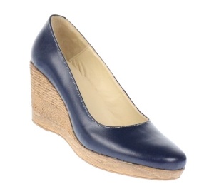 Pantofi dama casual din piele naturala cu platforma de 7 cm Mara - P3550BL