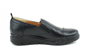 Pantofi dama casual din piele naturala cu platforme de 3cm - Model P39N - Img 6