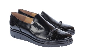 Pantofi dama casual din piele naturala, cu platforme - Made in Romania ROVI24N - Img 3