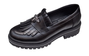 Pantofi dama casual din piele naturala culoare neagra Sasha - Img 2