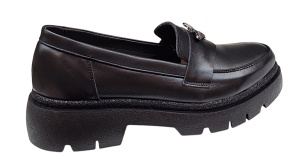 Pantofi dama casual din piele naturala - Model Sweet Black Bee - Img 7