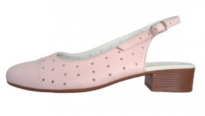 Pantofi dama casual din piele naturala Nud - NA252NUDP - Img 5