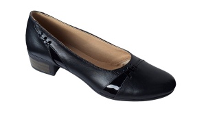 Pantofi dama comozi si eleganti din piele naturala Negru - MVS76N - Img 3