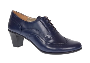 Pantofi dama din piele naturala box Bleumarin LP17BL - Marimea 40 - Img 2