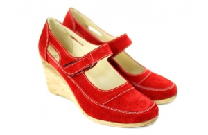 Pantofi dama din piele naturala, foarte comozi - P9154RVEL - Img 3