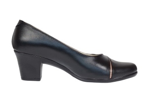 Pantofi dama eleganti din piele naturala - Mara Negru Nud P36NND - Img 7