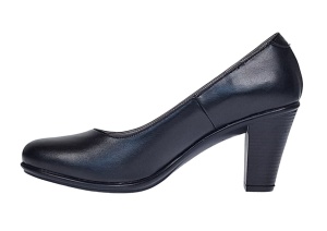 Pantofi dama eleganti din piele naturala toc 7cm Negru NA236NP - Img 7
