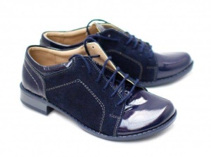 Pantofi dama piele naturala, casual bleumarin, Made in Romania DAMALACPINTB