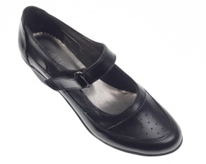Pantofi dama piele naturala cu platforma - Made in Romania P9154N3X - Img 2