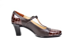 Pantofi dama piele naturala cu varf lacuit - eleganti - Made in Romania P50M - Img 4