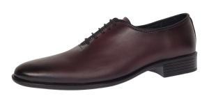 Pantofi eleganti barbati din piele naturala Model Havana Visiniu - Img 4