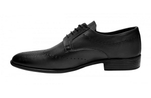 Pantofi eleganti barbati din piele naturala - Model Negru 131 - Img 2