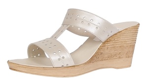 Papuci dama din piele naturala cu platforme de 7cm PAP88BEJ - Img 8