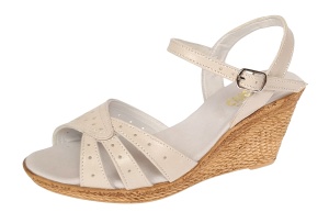 Sandale dama bej din piele naturala box - LS5BEJ Marimea 35, 37 - Img 5