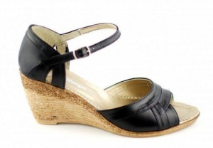 Sandale dama cu platforma din piele naturala S54N - Img 2