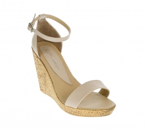 Sandale dama din piele naturala box Bej Latte - S107BEJ - Img 3