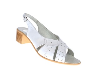 Sandale dama din piele naturala box, S34ALB - Img 3
