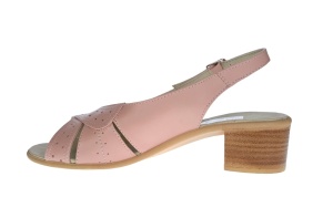 Sandale dama din piele naturala box, S34NUD - Img 2
