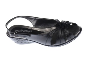 Sandale dama din piele naturala, cu platforma - S52N - Img 3