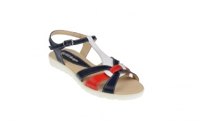 Sandale dama din piele naturala cu platforme joase - S51BLAR