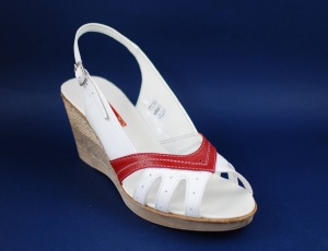 Sandale dama din piele naturala - Made in Romania ELY88AR - Img 5