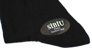 Sosete negre barbati, 1 pereche din bumbac fara cusatura - Sibiu Romania N1PER - Img 2
