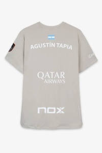 MUŠKA PADEL MAJICA - SPONSORS AT10 BY AGUSTIN TAPIA 2026 (svetlo siva) - Img 2