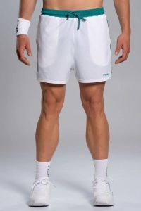 MUŠKI PADEL ŠORC WHITE/IVY GREEN - PRO SERIJA 26
