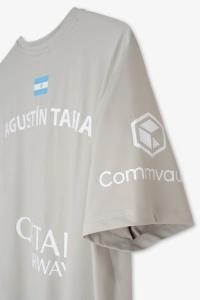 MUŠKA PADEL MAJICA - SPONSORS AT10 BY AGUSTIN TAPIA 2026 (svetlo siva) - Img 3
