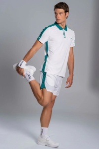 MUŠKA POLO MAJICA WHITE/IVY GREEN - PRO SERIJA 26 - Img 4