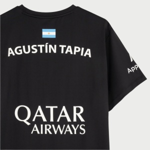MUŠKA PADEL MAJICA - SPONSORS AT10 BY AGUSTIN TAPIA (crna) - Img 4