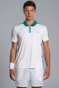 MUŠKA POLO MAJICA WHITE/IVY GREEN - PRO SERIJA 26