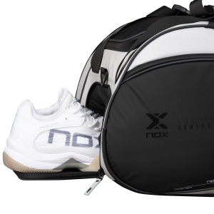LUXURY MASTER SERIES BLACK/WHITE PADEL RACK BAG - Img 3