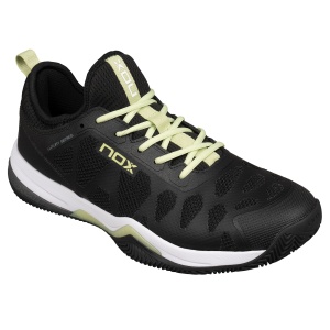 NOX NERBO Black/Soft Lime - patike za padel