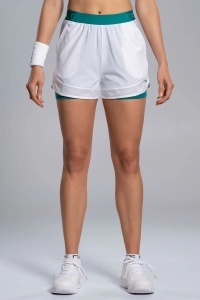 ŽENSKI PADEL ŠORC WHITE/IVY GREEN - PRO SERIJA 26