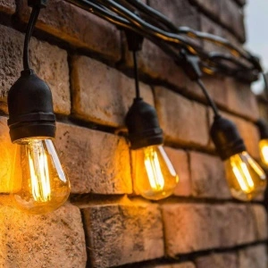 Ghirlanda Luminoasa Decorativa, awwaline, Neagra, Incarcare Solara sau USB, Becuri LED Lumina Calda, Interconectabila, 9 programe de lumini, 2W/bec, 3000K, IP65, ideala pentru Interior/Exterior/Gradina - Img 2