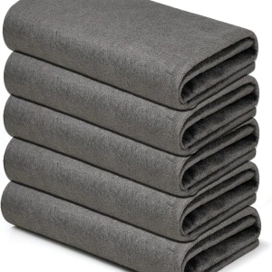 Laveta magica microfibra, multifunctionala, awwaline, gri, ideala pentru geamuri, bucatarie, baie, masina, material microfibra, 30 x 30 cm, curatare fara urme, zgarieturi sau scame - Img 2