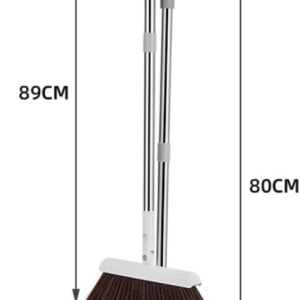 Set matura si faras pliabil, awwaline, alb, sistem de autocuratare, coada inox, peri moi de 7.5 cm - Img 2