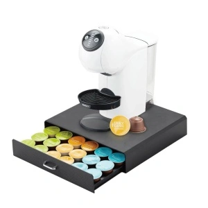 Suport 30 capsule cafea, awwaline, negru, 35 x 34 x 7.5 cm, compatibil K-Cup, Dolce Gusto