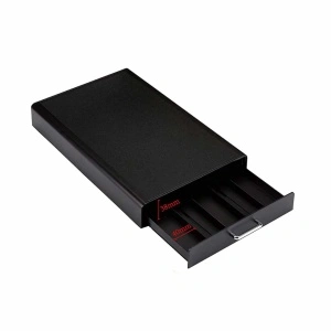 Suport 50 capsule cafea, awwaline, negru, 40x24x6 cm, compatibil Nespresso, Lavazza, Tchibo Cafissimo - Img 7