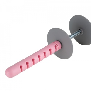 Taietor Extensibil pentru Aluat, awwaline, cu 4 role pentru Taiere, Roz/Gri, 39x6,5cm - Img 3