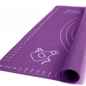 Covoras din silicon alimentar, 50 x 40 cm, awwaline®, MOV, rezistent la temperaturi ridicate, ideal pentru framantat aluat