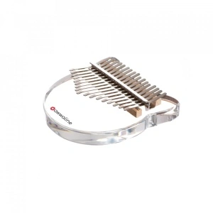Kalimba, Instrument muzical cu 17 note, Sticla transparenta, model urechi pisica - Img 2