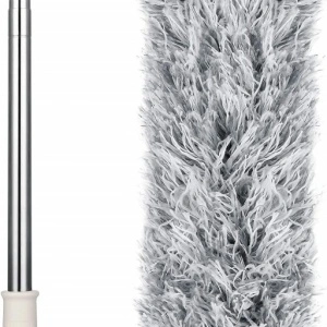 Pamatuf telescopic pentru praf si paianjeni, awwaline, gri, maner extensibil pana la 250 cm - Img 2